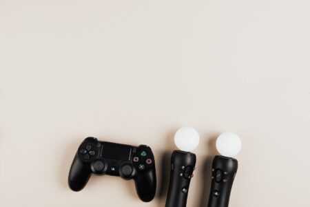 GTA VI Preorders Open at $80, Ships Without a Disc A game controller resting on a surface, representing console gaming purchases